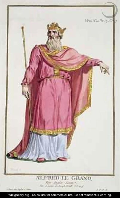 Alfred the Great 849-99 - Pierre Duflos