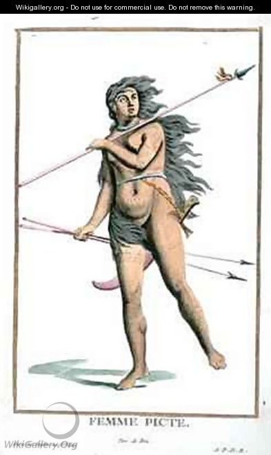 A Pictish Woman - Pierre Duflos