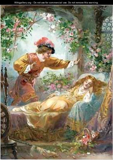 The Prince finds the Sleeping Beauty - Ambrose Dudley