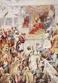 The Khan Jhan shows Akbar his princely captives - Ambrose Dudley