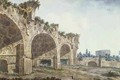 The Basilica of Maxentius Rome - Abraham Louis Rudolph Ducros