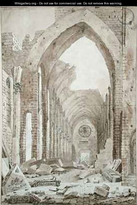 Demolition of the Old Church of St Genevieve Paris - Mme. (nee Destours) Duchateau