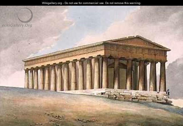 The Temple of Theseus in Athens - (after) Dupre, Louis