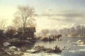 The Frozen Lake - Johannes Bartolomaus Duntze