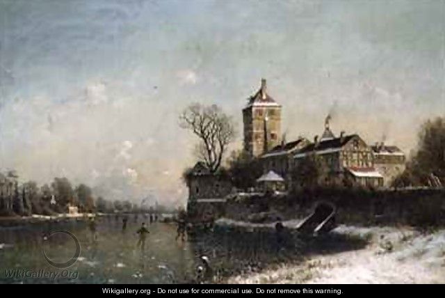 Winter Landscape - Johannes Bartolomaus Duntze