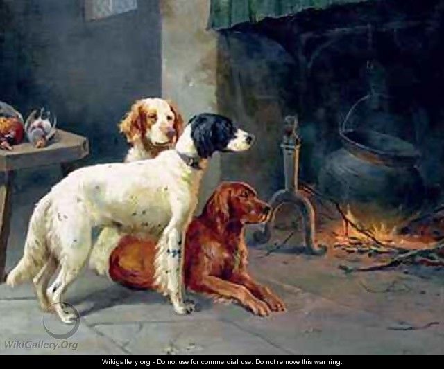 By the Fire - Alfred Duke