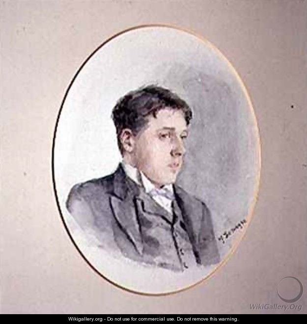 Portrait of Arnold Bennett 1867-1931 - M. Dumayne