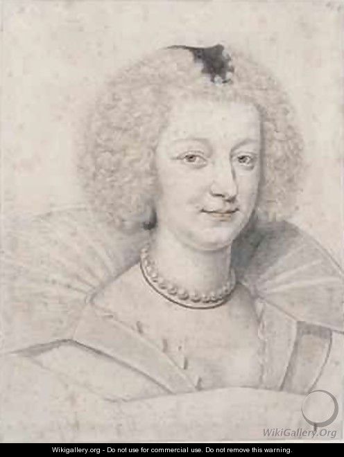 Portrait of Mademoiselle de Guise 1615-88 - Daniel Dumonstier