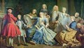 Madame Mercier 1683-1750 Surrounded by her Family - Jacques (Le Romain) Dumont