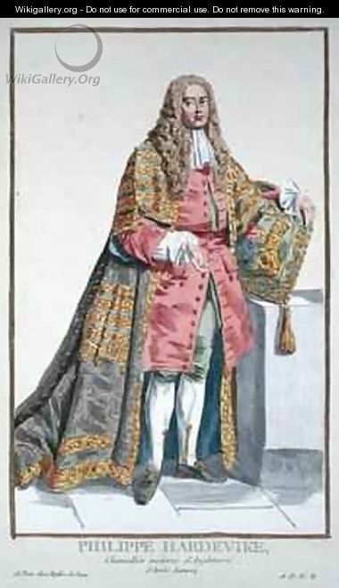 Philip Yorke 1690-1764 First Lord Hardwick - Pierre Duflos