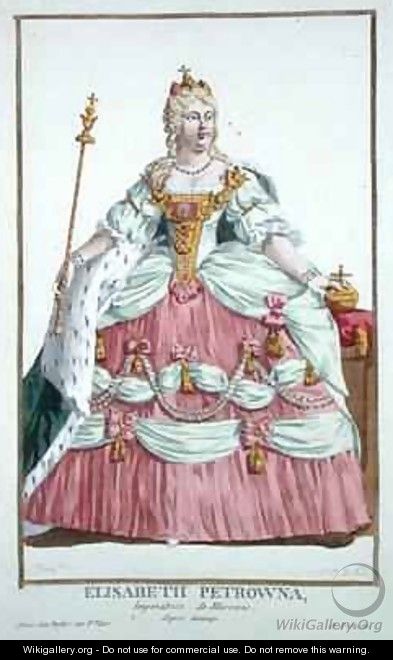 Elizabeth Petrovna Empress of Russia - Pierre Duflos
