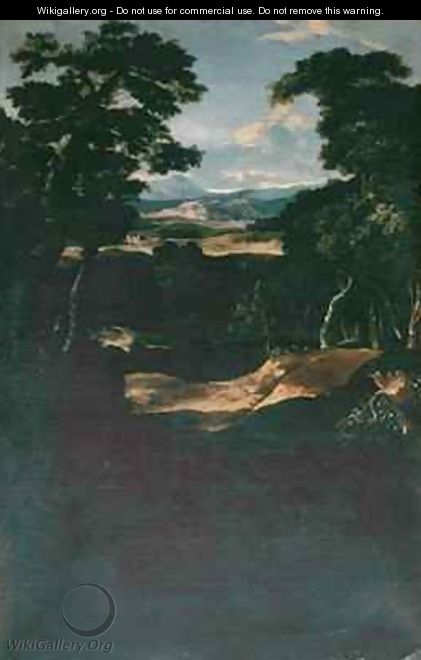 Landscape with Falls - Gaspard Dughet