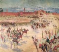 The Entrance of General Lyautey 1854-1934 and General Mangin 1862-1925 into Marrakesh in 1912 - Charles Jules Duvent