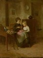 The Sewing Lesson 2 - Theophile Emmanuel Duverger