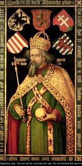 Emperor Sigismund Holy Roman Emperor King of Hungary and Bohemia 1368-1437 - (after) Durer or Duerer, Albrecht