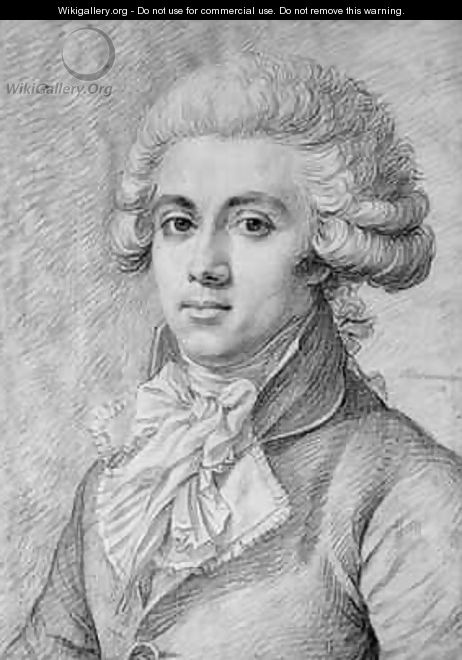Pierre Victurnien Vergniaud 1753-93 - Louis-Jacques Durameau