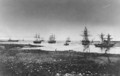 Crimean war French squadron entry into the port - Jean Baptiste Henri Durand-Brager