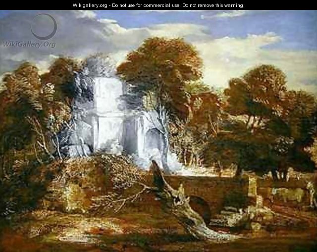 Landscape with a Figure and Cattle - Thomas Gainsborough