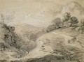 A Hilly Landscape with Shepherd and Sheep - Thomas Gainsborough