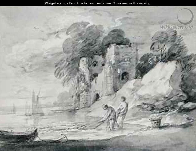 Hauling the Seine net - Thomas Gainsborough