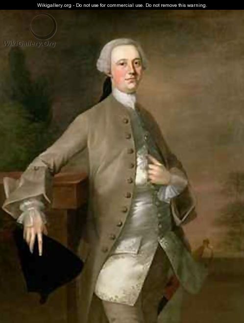 Portrait of David Garrick 1717-79 - Thomas Gainsborough