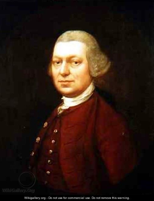 Portrait of John Joshua Kirby 1716-74 - Thomas Gainsborough