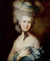 A Woman in Blue - Thomas Gainsborough