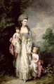 Mrs Moody and two of her children - Thomas Gainsborough