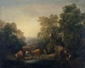 Rocky landscape with Hagar and Ishmael 2 - Thomas Gainsborough