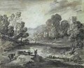A hilly landscape 2 - Thomas Gainsborough