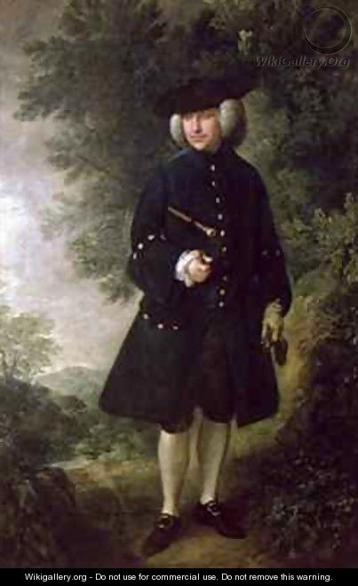 Portrait of Dr Rice Charleton 1710-89 - Thomas Gainsborough