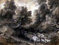 Wooded Landscape with Cattle and Goats - Thomas Gainsborough