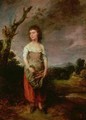 A Peasant Girl Gathering Faggots in a Wood - Thomas Gainsborough
