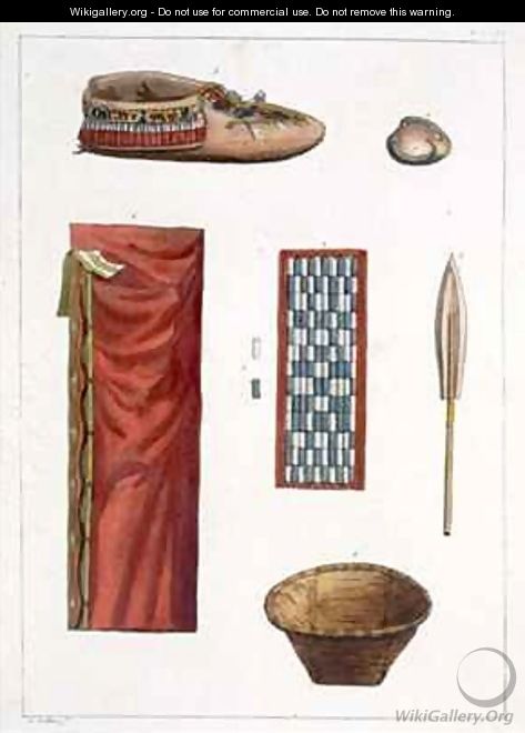 Objects belonging to Canadian Indians - Gallo Gallina