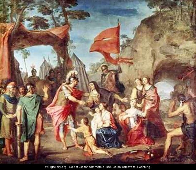 Coriolanus in the Volscian Camp - Louis M. Tocque