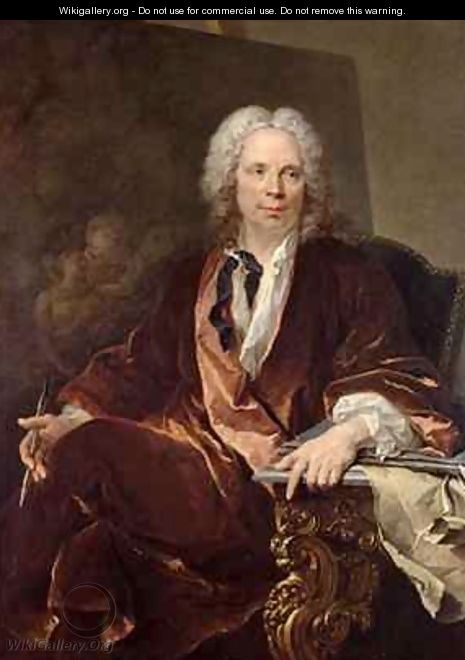 Portrait of Louis Galloche 1670-1761 - Louis M. Tocque