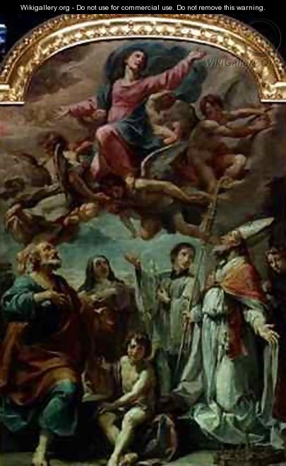 Madonna in Glory with Saints - Ubaldo Gandolfi