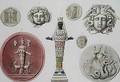 Greek statue and coins - Gallo Gallina