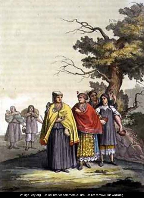 The Caciche Indians in Traditional Costumes Nova Granada Brazil - Gallo Gallina