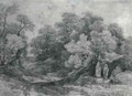 Landscape with figures gathering wood - Thomas Gainsborough