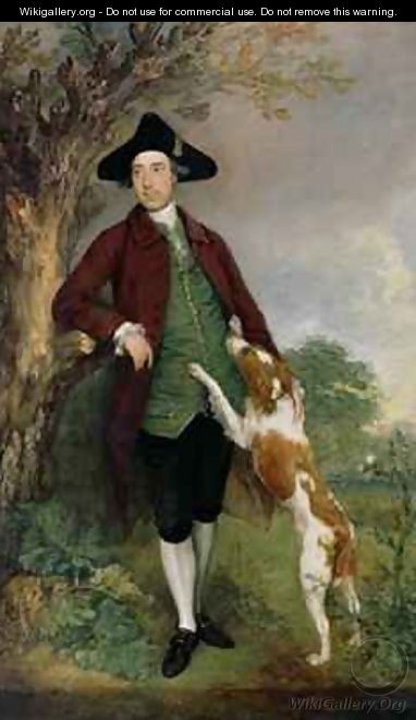 Portrait of George Venables Vernon 2nd Lord Vernon - Thomas Gainsborough