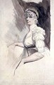 Portrait of Mrs Fuseli - Johann Henry Fuseli