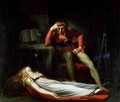 The Italian Court or Ezzelier Count of Ravenna musing over the body of Meduna slain by him for infidelity during his absence in the Holy Land - Johann Henry Fuseli
