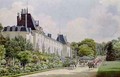 View of the Garden Facade of the Chateau - Auguste Simon Garneray