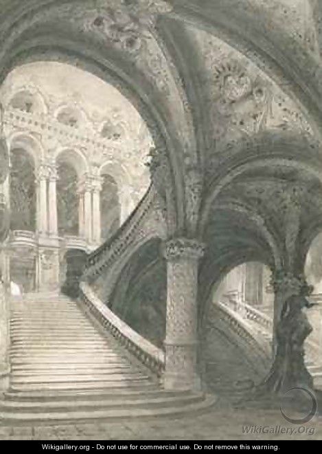 The Staircase of the Paris Opera House - Charles Garnier