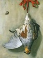 Trompe lOeil with Partridge - Hendrik de Fromantiou