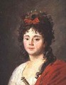 Portrait of Mademoiselle Maillard 1766-1818 as the Goddess of Reason at the Fete de lEglise de Notre Dame - Jean Francois Garneray