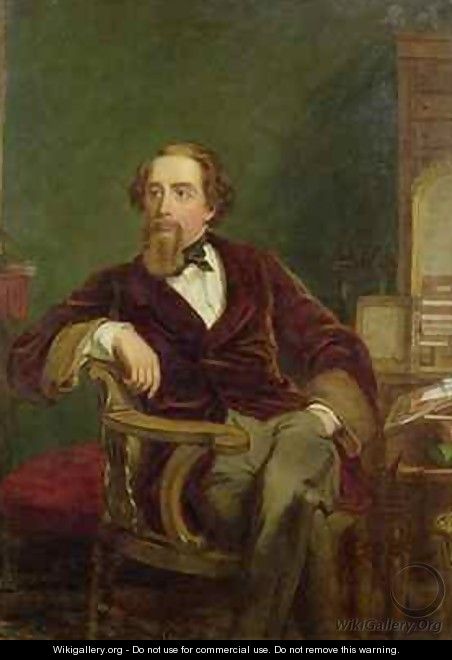 Portrait of Charles Dickens 2 - William Powell Frith