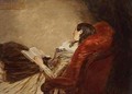 Sketch of the Artists Wife Asleep in a Chair - William Powell Frith