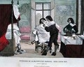 Interior of a Barbers Shop at the time of Louis XIII - (after) Garcia